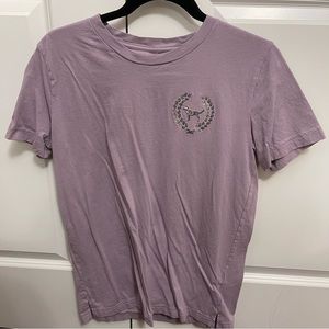 Victoria’s Secret PINK Lilac T Shirt Sequin Logo
